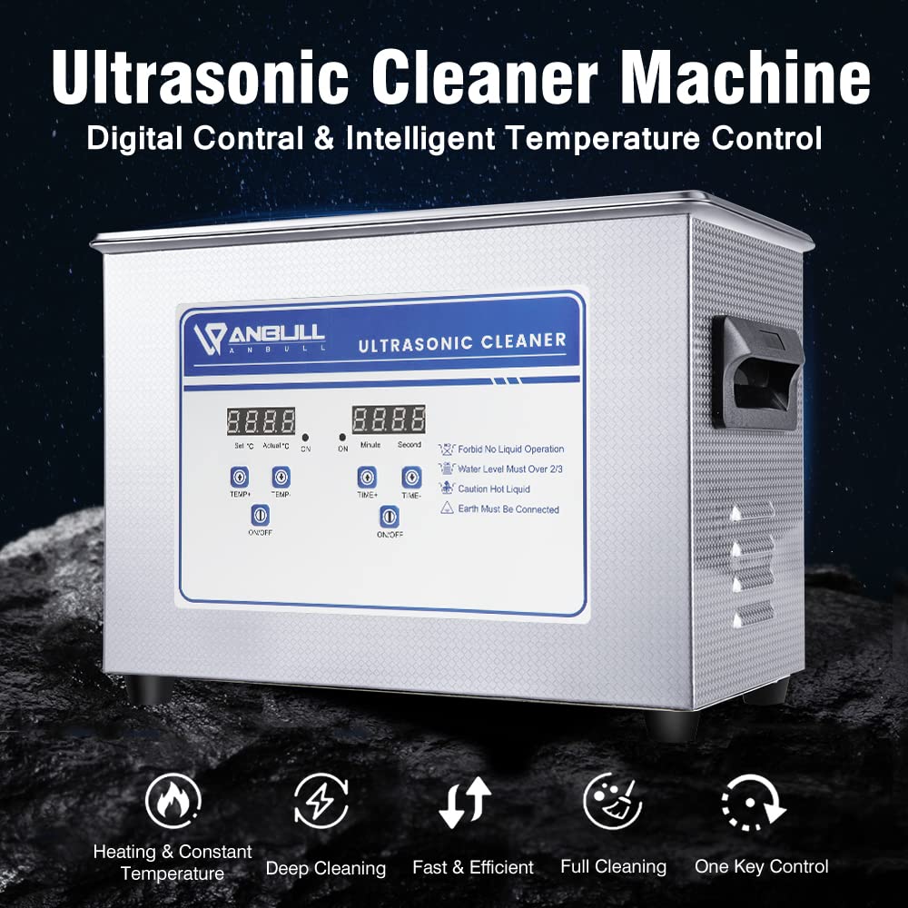 Anbull 15L/4Gal 360W Professional Ultrasonic Cleaner Machine with 304 Stainless