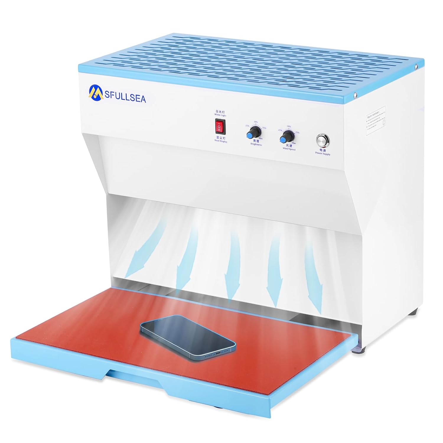 Flow Hood H13 HEPA Filter Hood Large Size HEPA Air Filtration Fan Unit HEPA