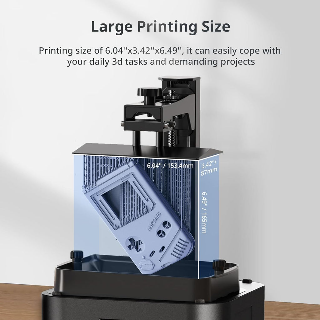 ANYCUBIC Photon Mono 4, Resin 3D Printer with 7'' 10K Mono LCD Screen, Stable
