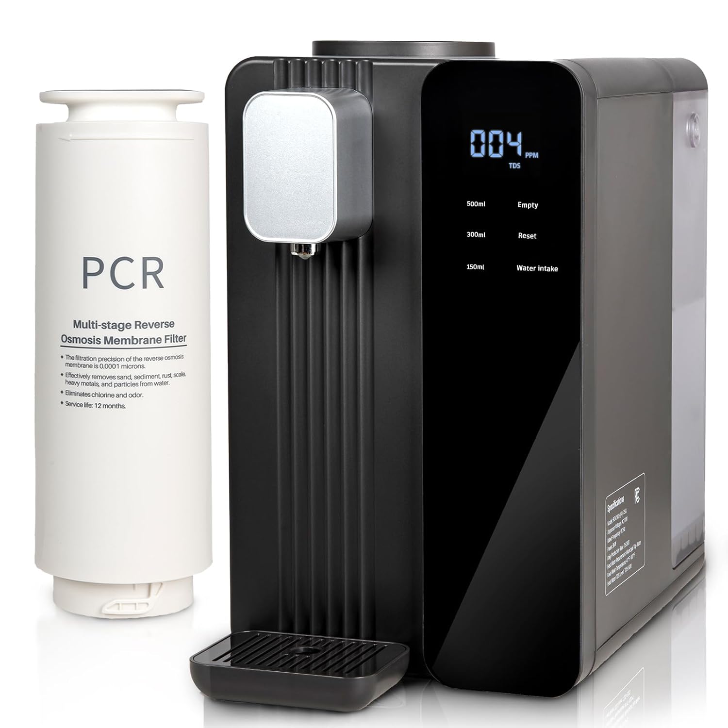 Countertop Reverse Osmosis System Water Filter - 5 Stage RO Water Filtration