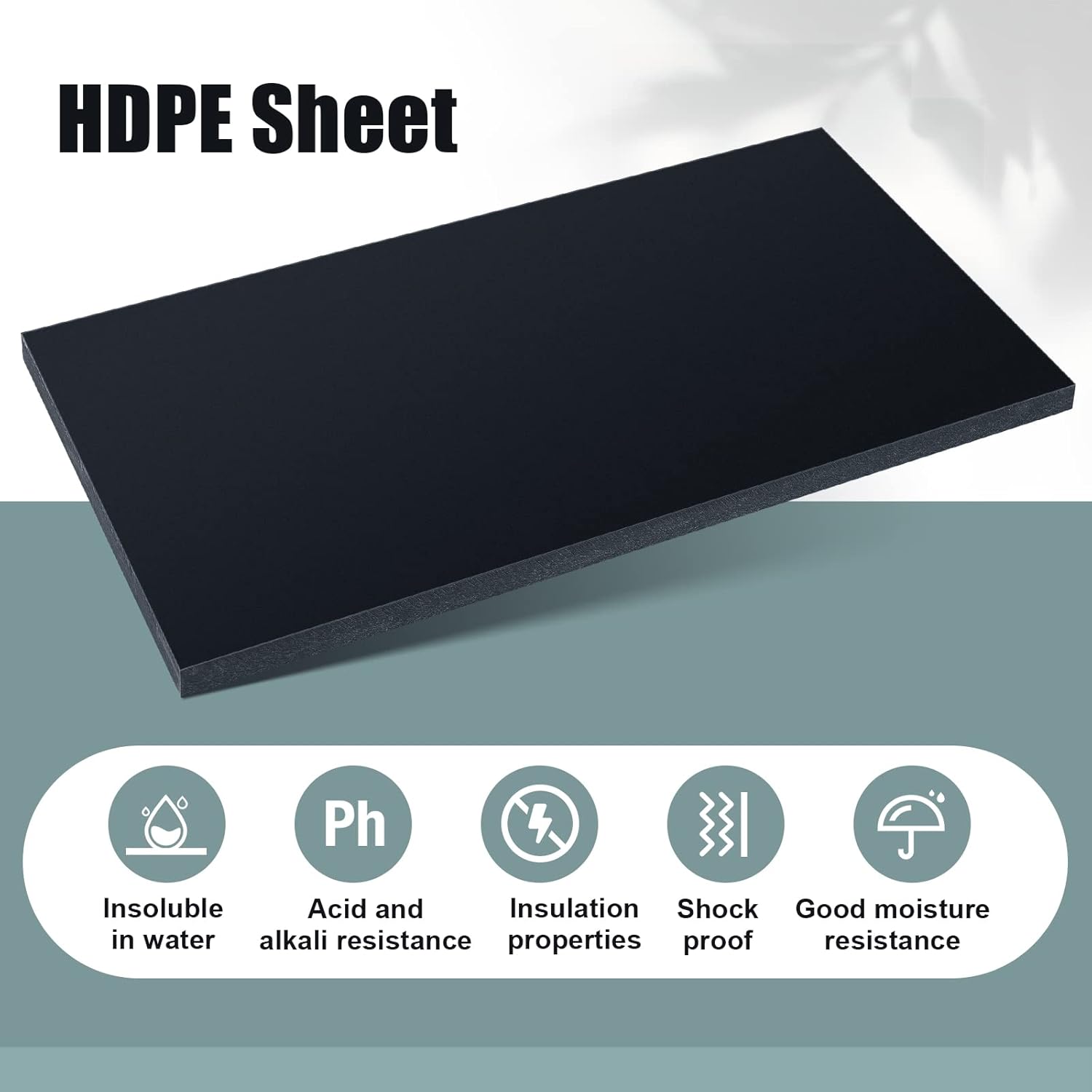 Wesiti Hdpe Plastic Sheets 3/4 Thick Hard Hdpe Polyethylene Sheet, High Density