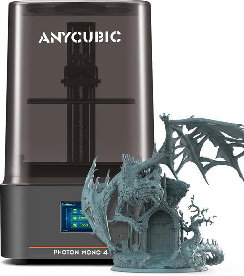 ANYCUBIC Photon Mono 4 10K Resin 3D Printer, 7'' HD Mono LCD Screen, Power Off