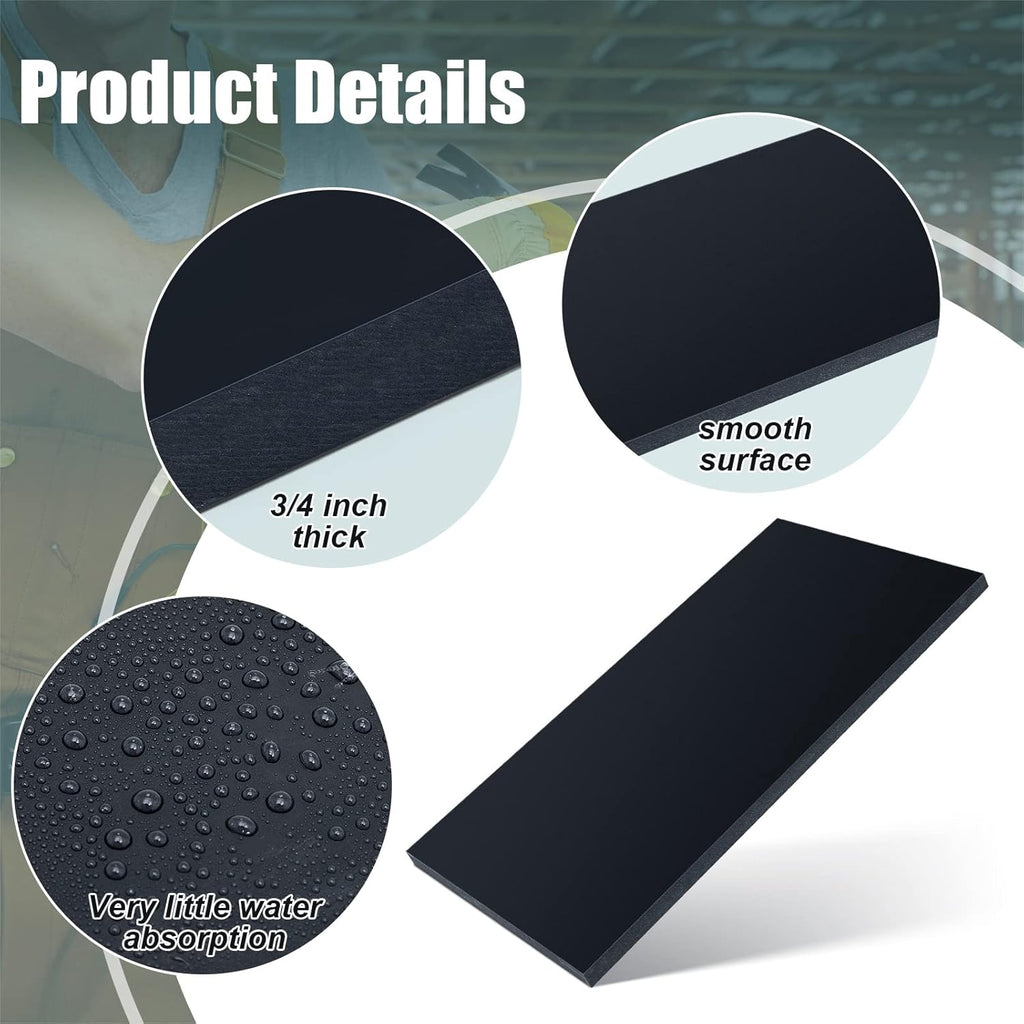 Wesiti Hdpe Plastic Sheets 3/4 Thick Hard Hdpe Polyethylene Sheet, High Density