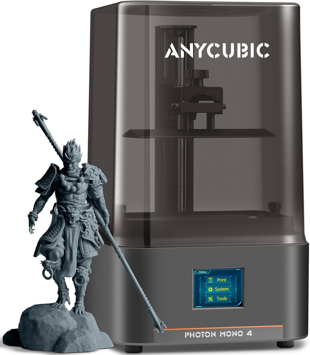 ANYCUBIC Photon Mono 4, Resin 3D Printer with 7'' 10K Mono LCD Screen, Stable