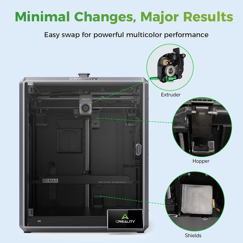 Official Creality K1 Series CFS Upgrade Kit with CFS, Multicolor Printing