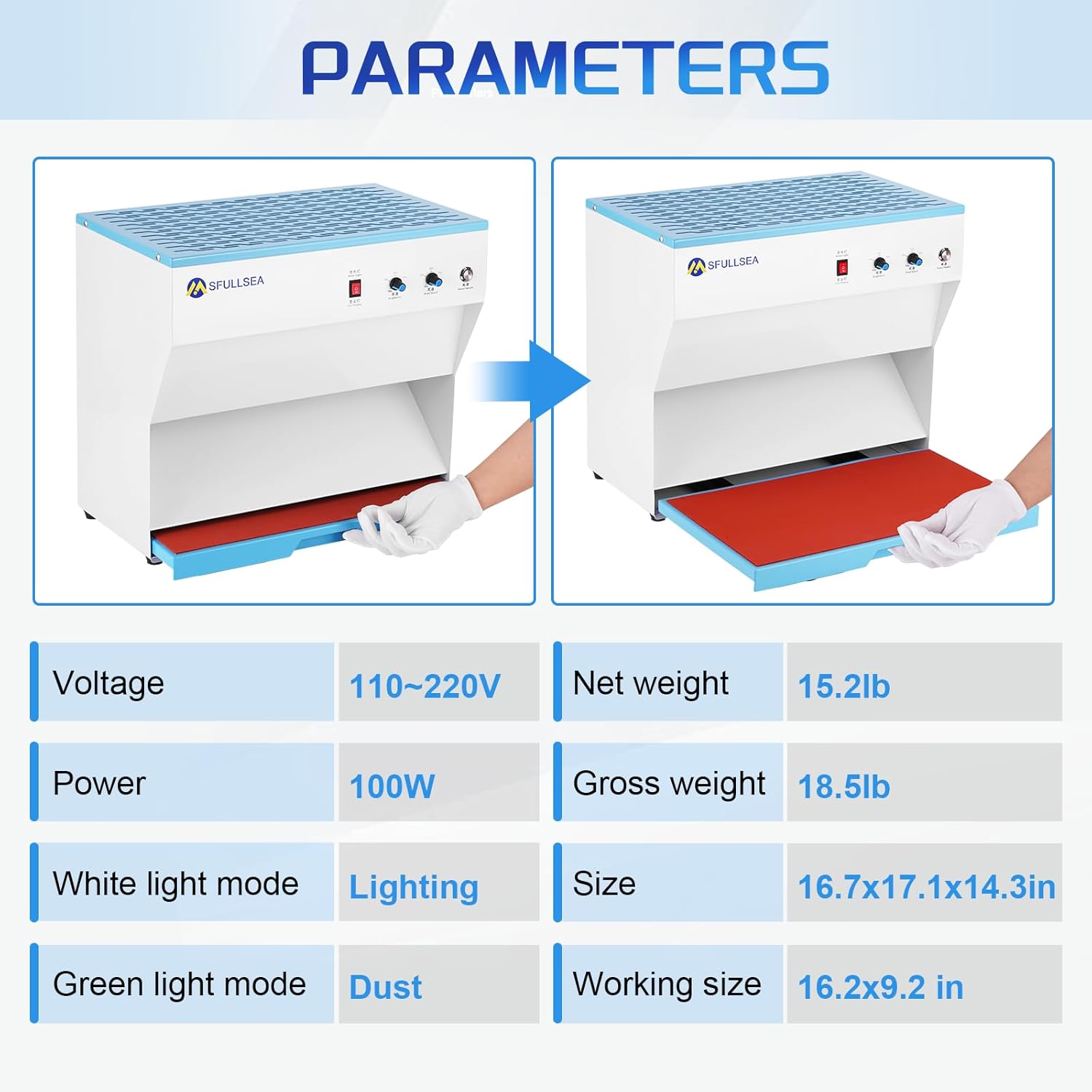 Flow Hood H13 HEPA Filter Hood Large Size HEPA Air Filtration Fan Unit HEPA