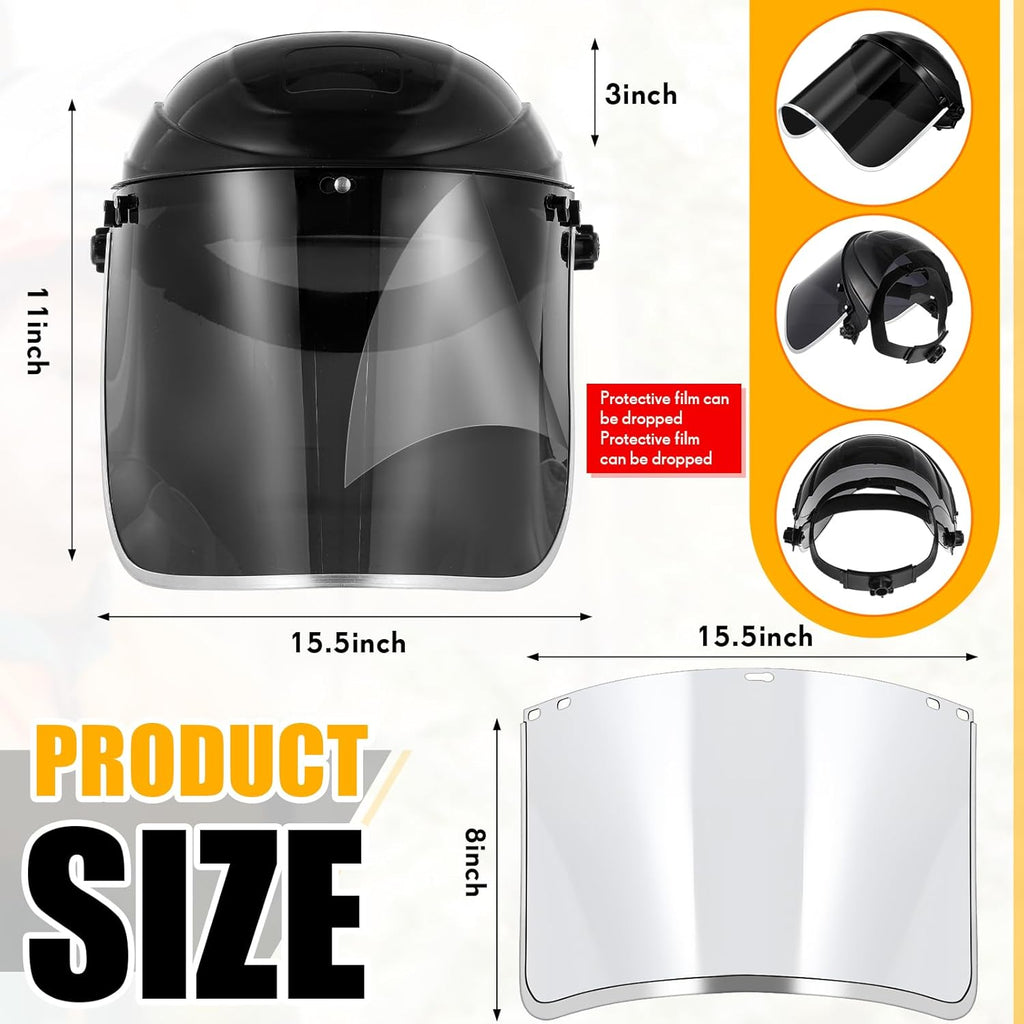 Amylove Safety Tinted Face Shield for Grind and Cutting Lightweight Protective