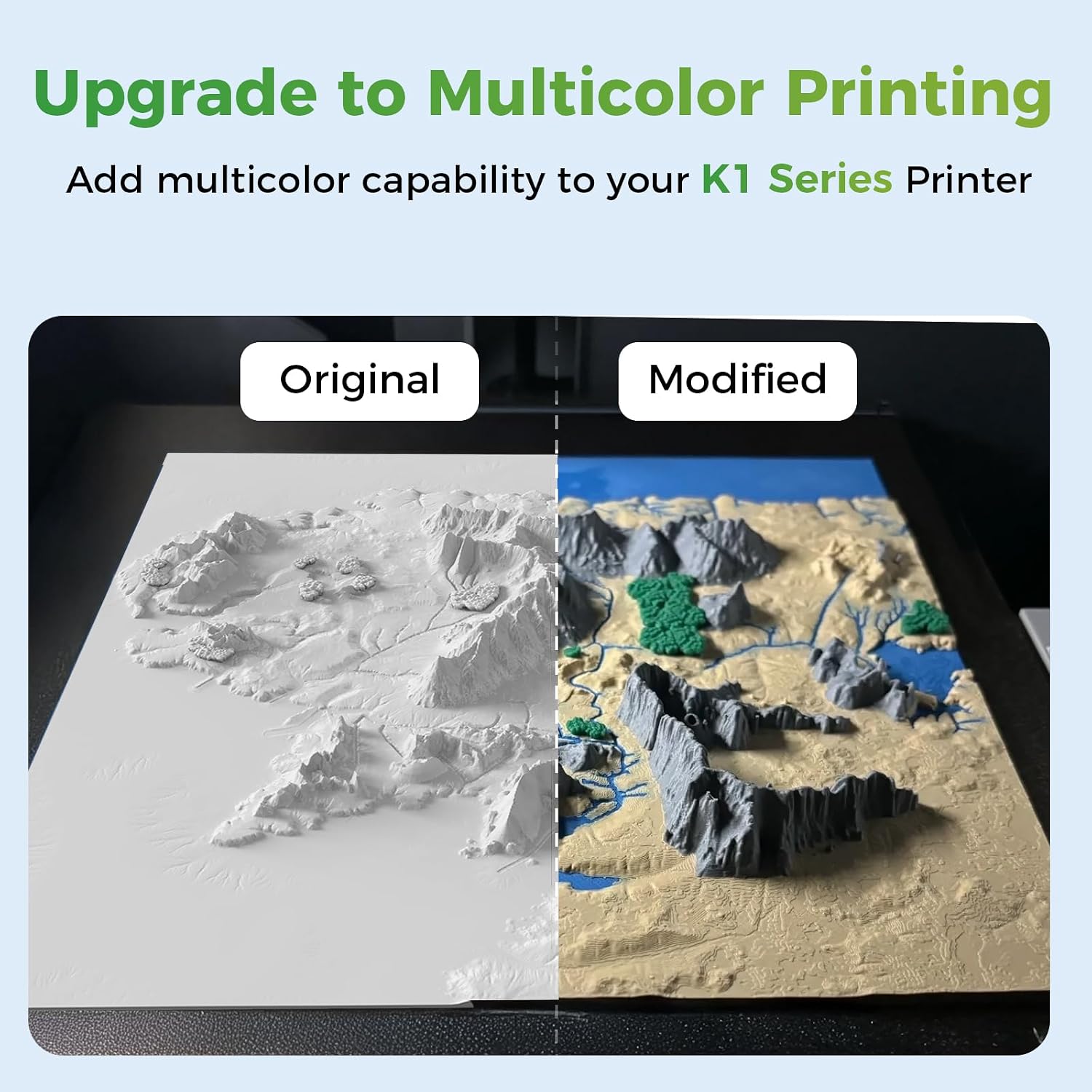 Official Creality K1 Series CFS Upgrade Kit with CFS, Multicolor Printing