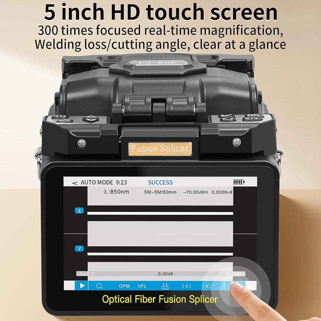 Fiber Fusion splicer FS-60E Fully Automatic Intelligent 6-Motor Fusion splicer