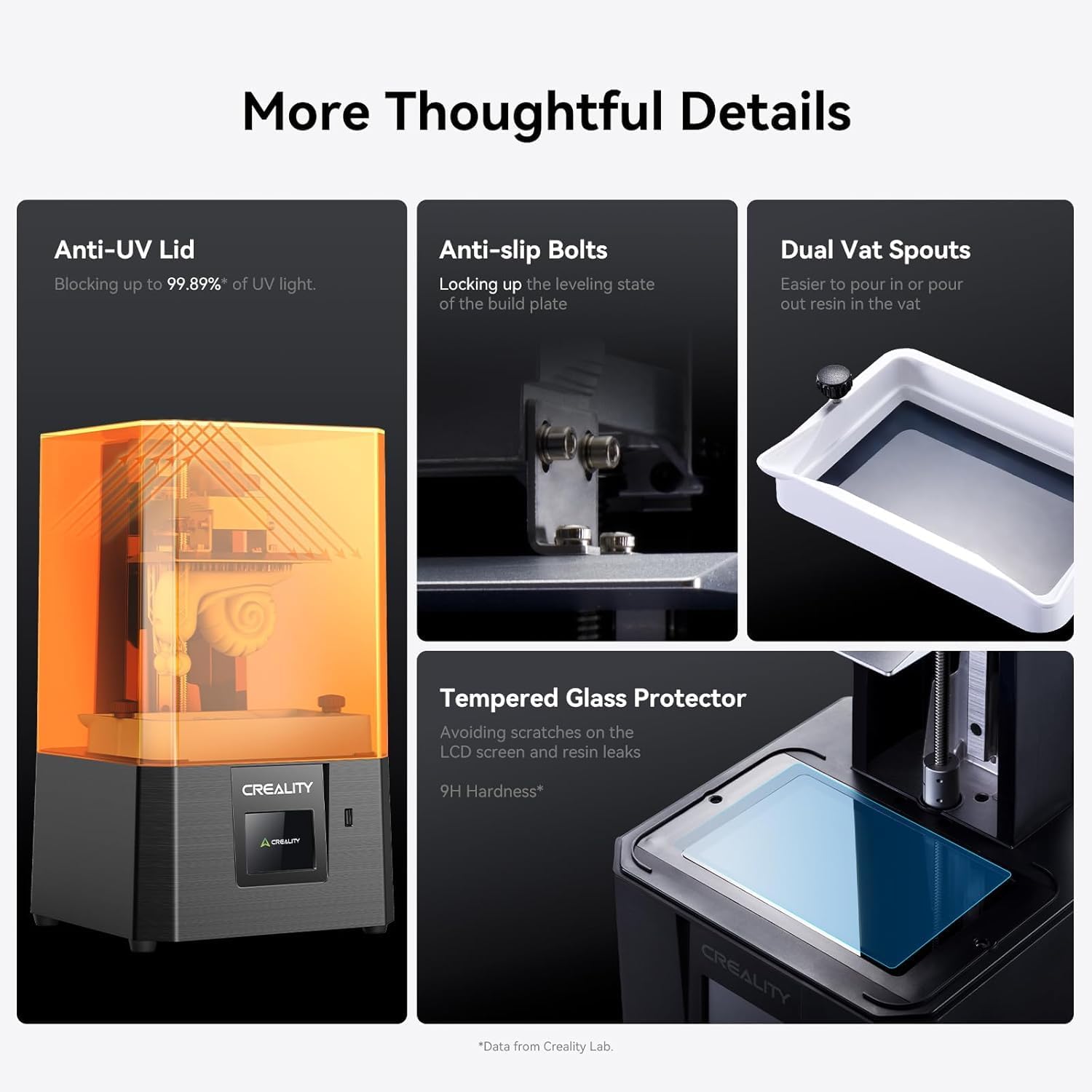 Creality Resin 3D Printer for Kids and Beginners, HALOT R6 Fully Assembled