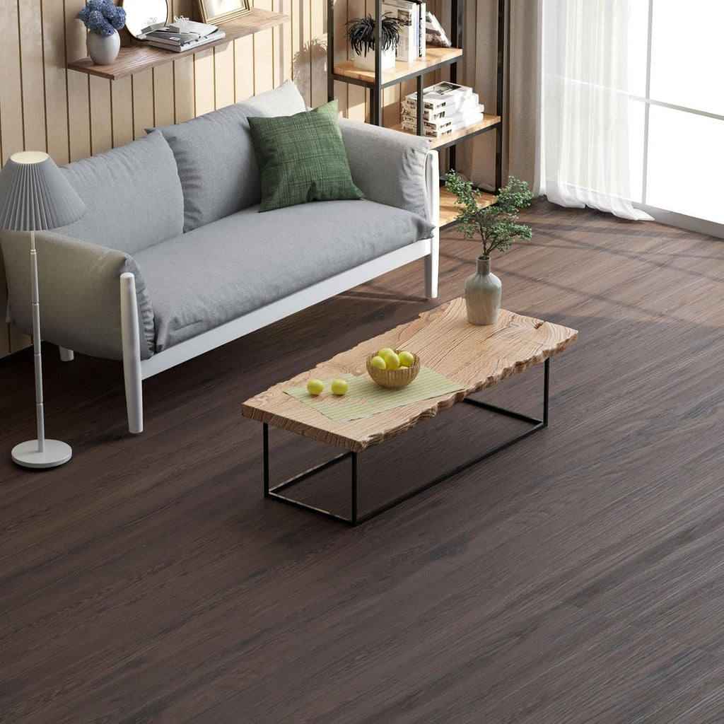 Oxdigi Peel and Stick Vinyl Flooring 2 Rolls 23"x 393"/128 Sq.Ft, Self Adhesive