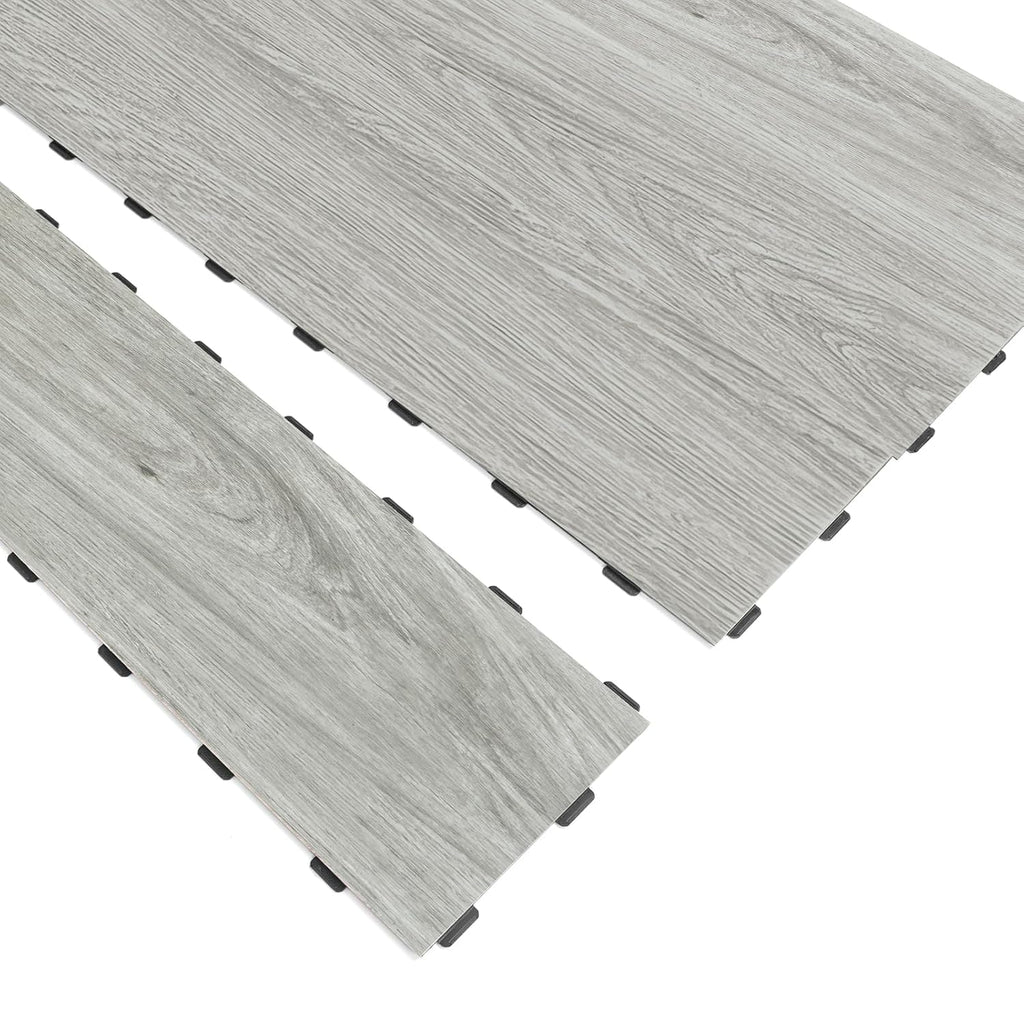 Art3d Interlocking Luxury Vinyl Flooring Tile, Wood Floor Plank for Kitchen