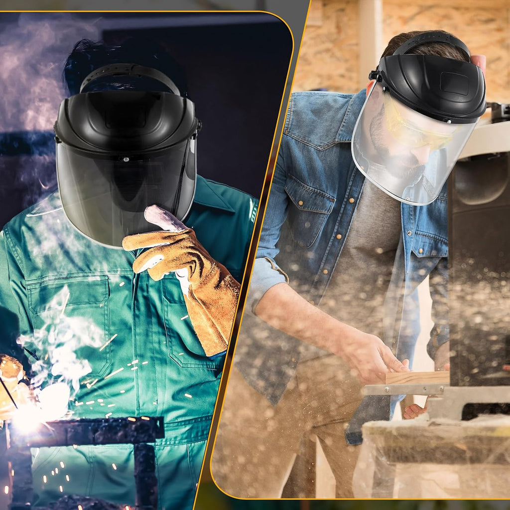 Amylove Safety Tinted Face Shield for Grind and Cutting Lightweight Protective